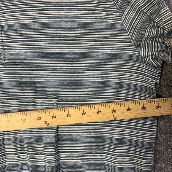 NEW Liverpool Los Angeles‎ Short Sleeve Striped Henley T-Shirt SZ M - Picture 3 of 7